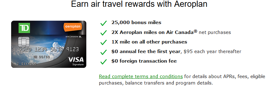 Warning On TD Credit Card Annual Fees Rapid Travel Chai