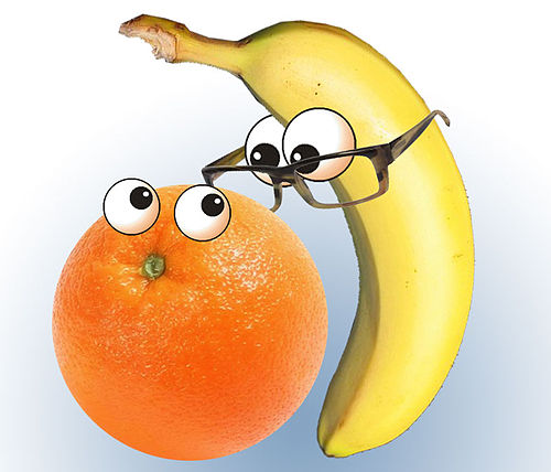 Orange-and-banana