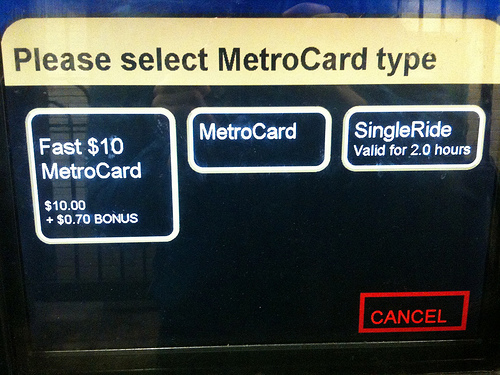 Who signed off on this screen? A MetroCard is not a type of MetroCard!