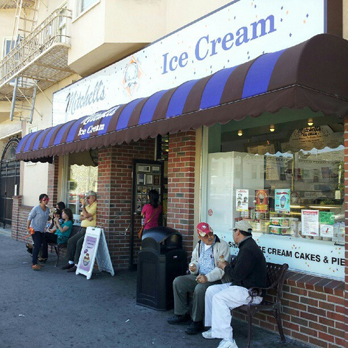 SFO GQ ice cream tour stop 1: Horchata and King's Favorite at Mitchell's