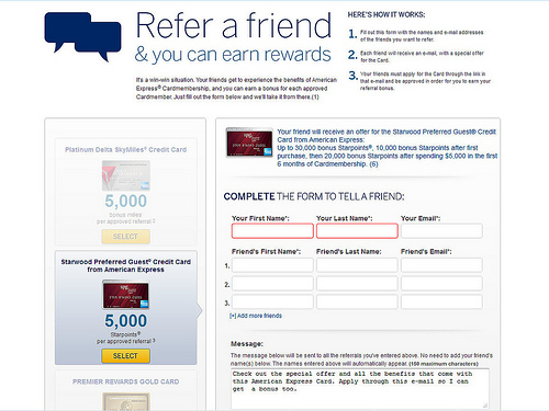 American Express - Refer a Friend