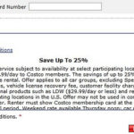 Costco Travel adds Avis/Budget/Enterprise profile numbers to bookings