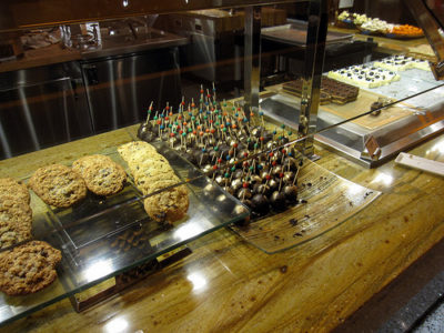 cookies and chocolates on display