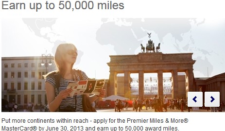 Lufthansa MasterCard 50k