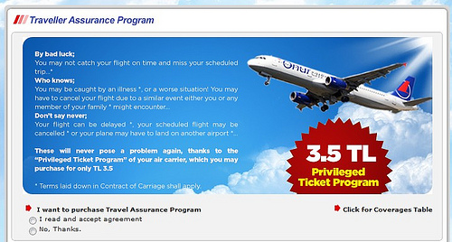 Onur Air Traveller Assurance Program