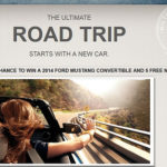 Win a 2014 Ford Mustang and 5 Hilton Nights – Ultimate Road Trip Sweepstakes