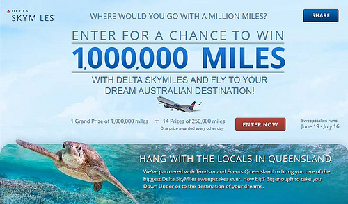 Delta Queensland Million Miles 23Jun13