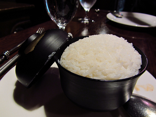 chili club thai house white rice