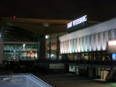 a building with a sign on it