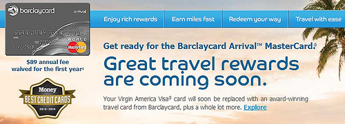 Barclays Arrival - Virgin America