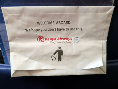 a white envelope with a black and red text