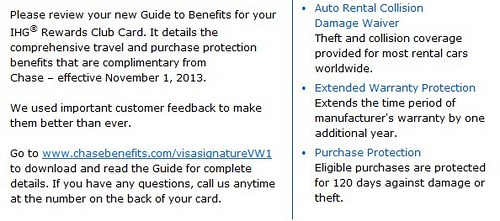IHG Reward Credit Card Guide to Benefits