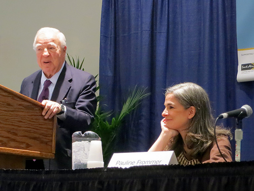 NYT Travel Show 2014 Arthur and Pauline Frommer