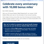 US Airways MasterCards With 10k Annual Bonus Will Continue