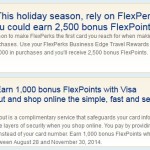 1,000 Free US Bank FlexPoints for Visa CheckOut, 2,500 for Spend
