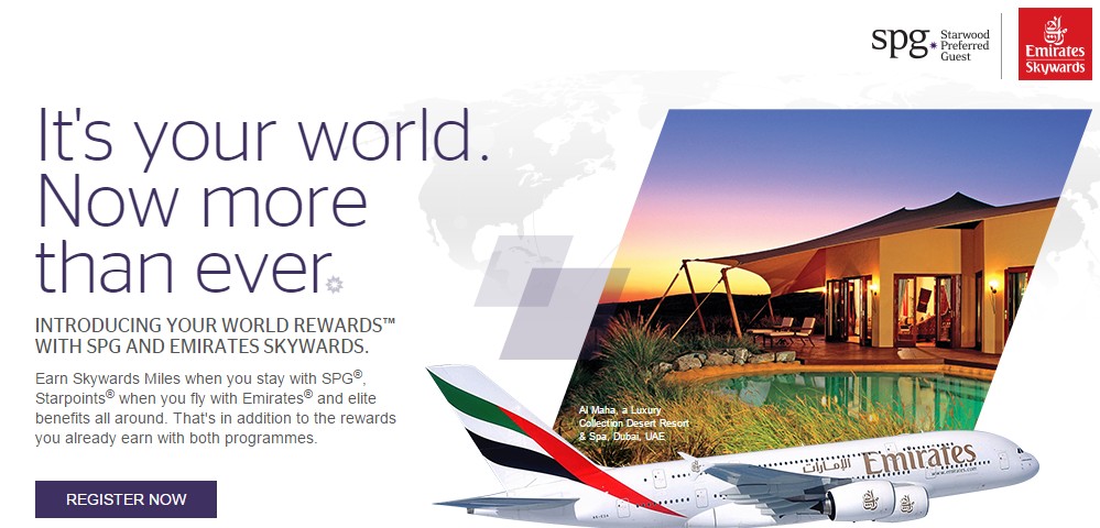 SPG Emirates Your World Rewards