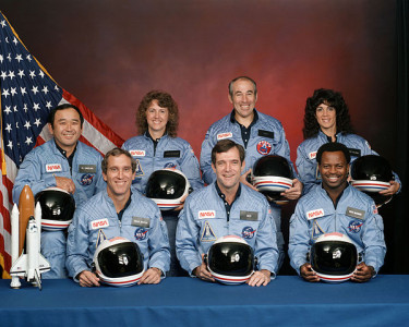 a group of astronauts posing for a photo
