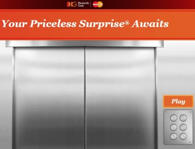 an elevator with an orange sign