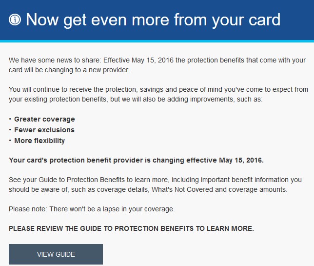Citi Protection Benefits Guides 2016