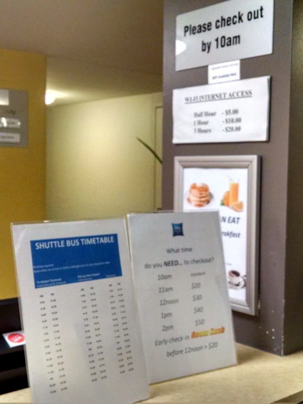 ibis Budget Sydney Airport add-ons