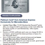 The Other Great Amex Platinum Offer is the 75k Mercedes-Benz Platinum, You Can Have Both