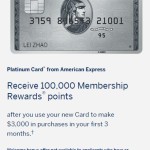 Amex Platinum 100k Offer – Yes, Everyone Else Has Posted But This is One of Those to Jump on If You’re Ready