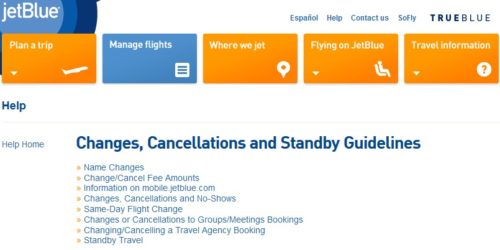 JetBlue Changes