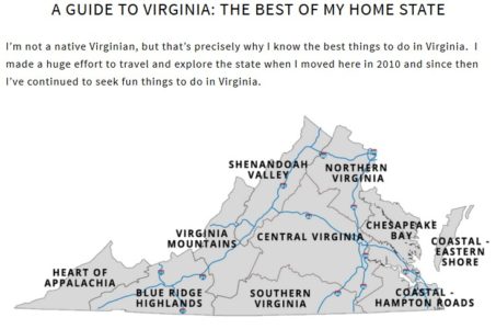 a map of the state of virginia