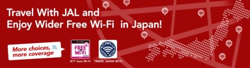 JAL Free Wifi Japan