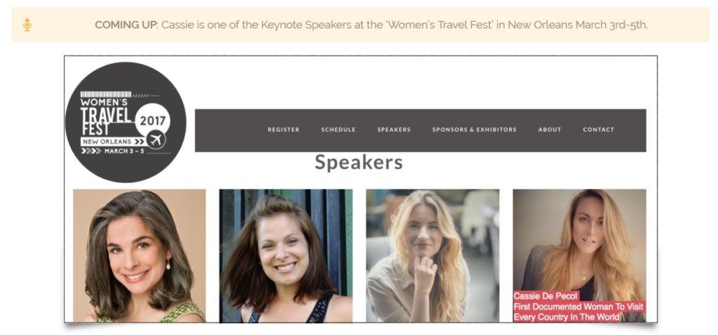 Women'S Travel Fest Speakers