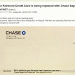 So Long Chase Fairmont Card, Chase Force Converting to Chase Sapphire Preferred