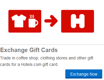 Hotels.com Exchange Gift Cards