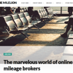 Check Out this Exposé on Mileage Brokers, from a Blog You Should be Reading