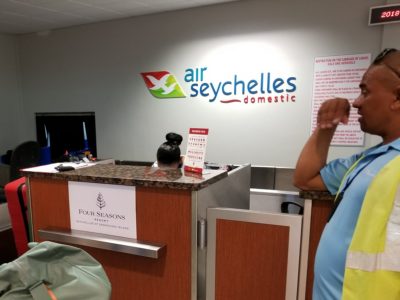 Four Seasons Desroches Island Airport Check-in