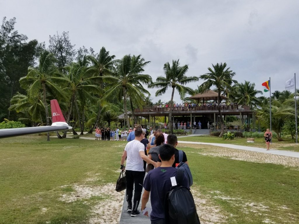 Four Seasons Desroches Island Airport Welcome