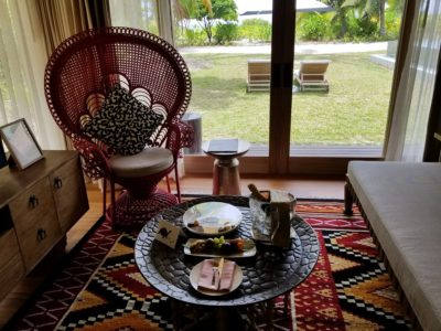 Four Seasons Desroches Island Suite Welcome Amenity