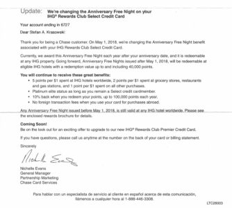 Chase IHG Certificate Change April 2018