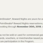 IHG Point Breaks: Working Link for Booking to November 30, 2018