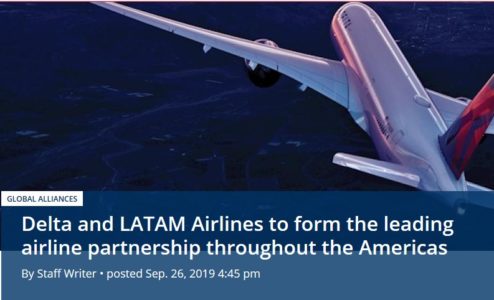Delta Latam announcement 2019