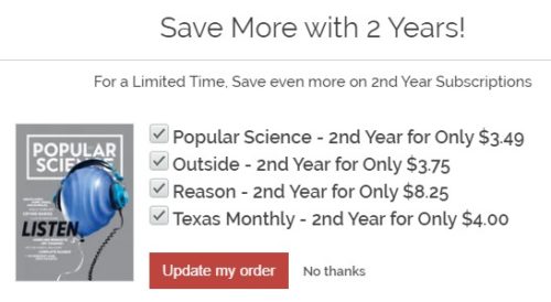 DiscountMags Save More with 2 Years