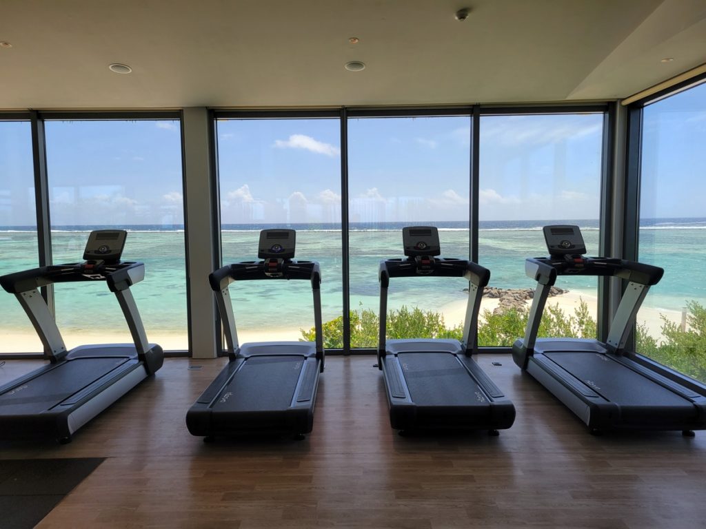 Le Méridien Maldives fitness center view