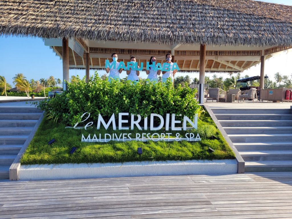 Le Méridien Maldives welcome